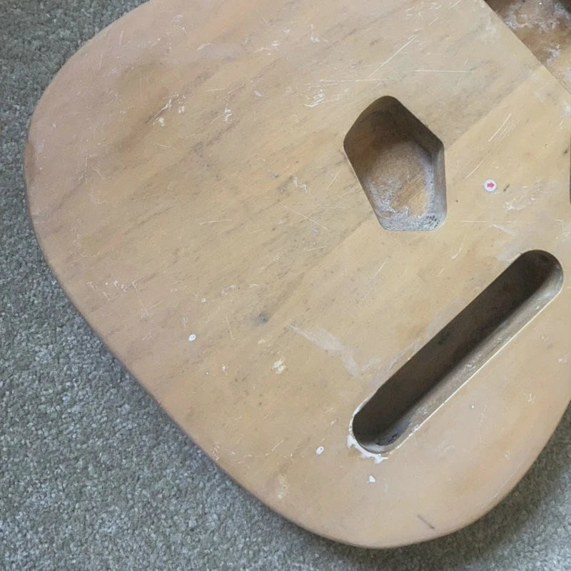 Guitar Body Natural Solid Wood DIY Project Fit TL