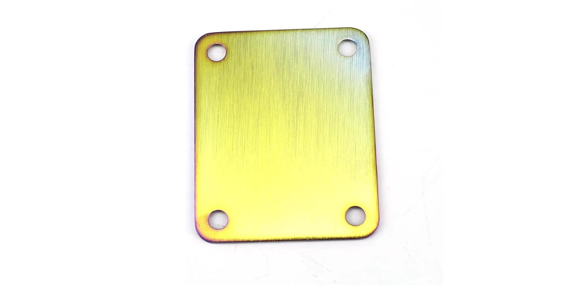 Rainbow Engraved Guitar Bass Neck Plate Fit Fender,Peavey,<wbr/>Ibanez,Schecte<wbr/>r,ESP