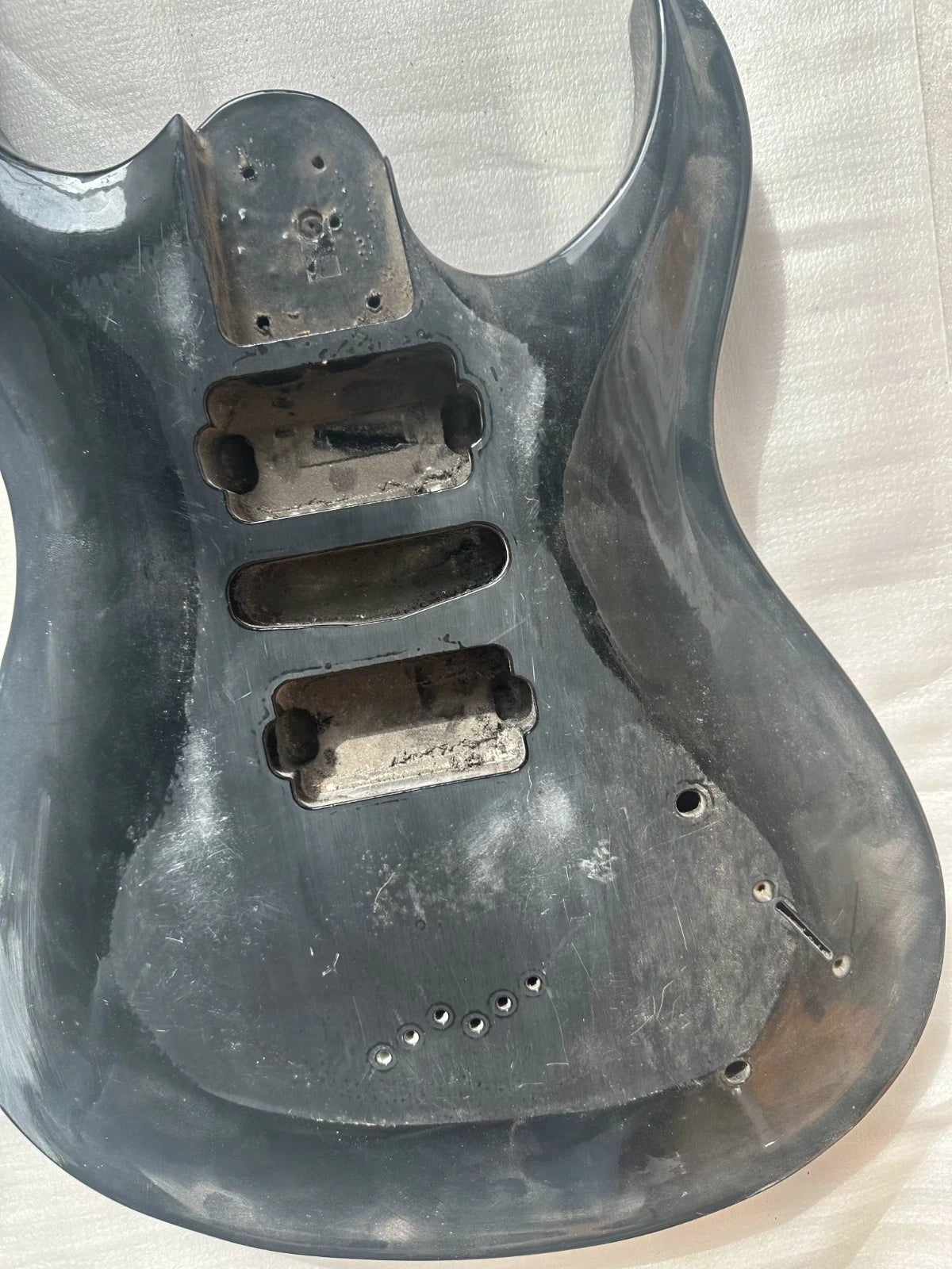 Black HSH Guitar Basswood Body DIY Project
