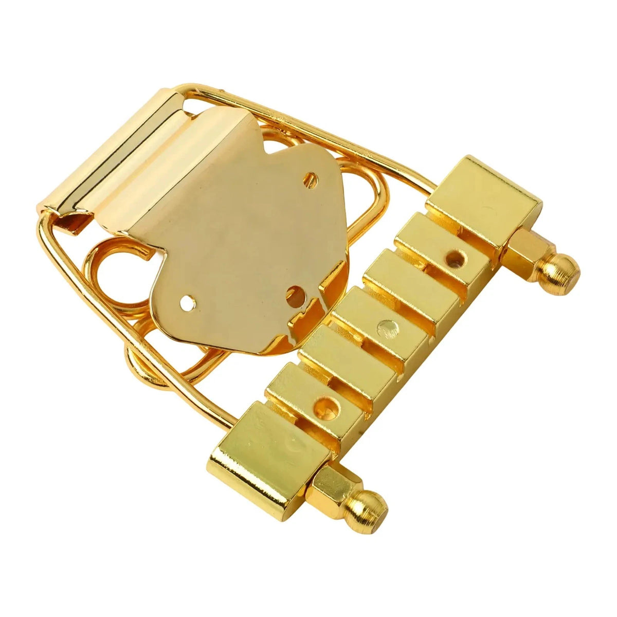 Gold Semi Hollow Jazz Guitar Short Tailpiece Trapeze Fit Epiphone,Ibane<wbr/>z,Cort