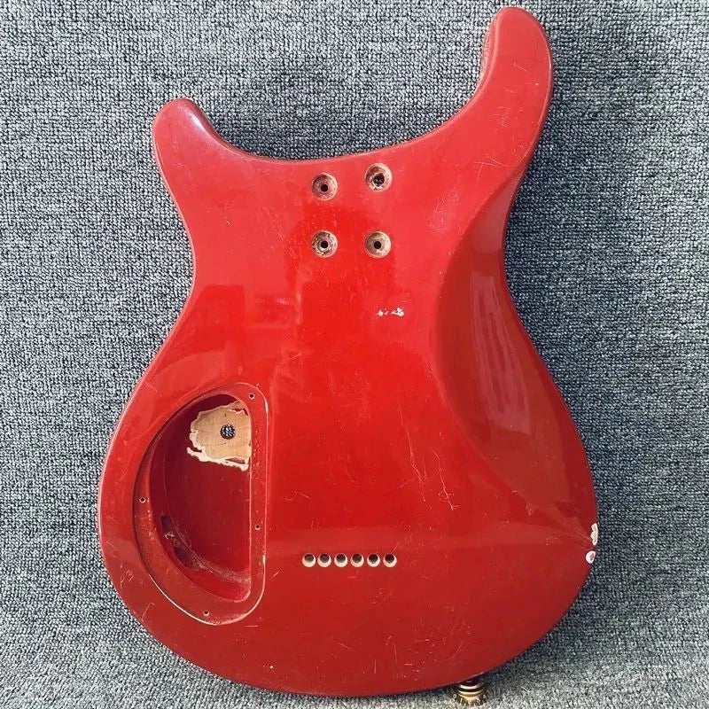 Red Single Humbucker Guitar Body DIY Project