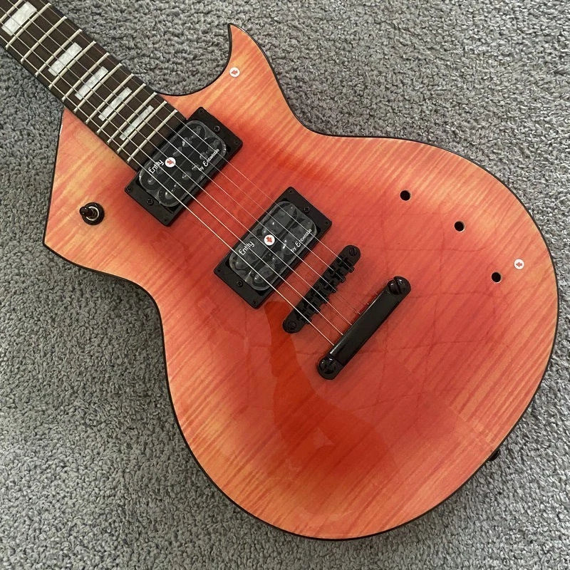 Xavier Transparent Red Single Cut Electric Guitar, Needs Rewiring