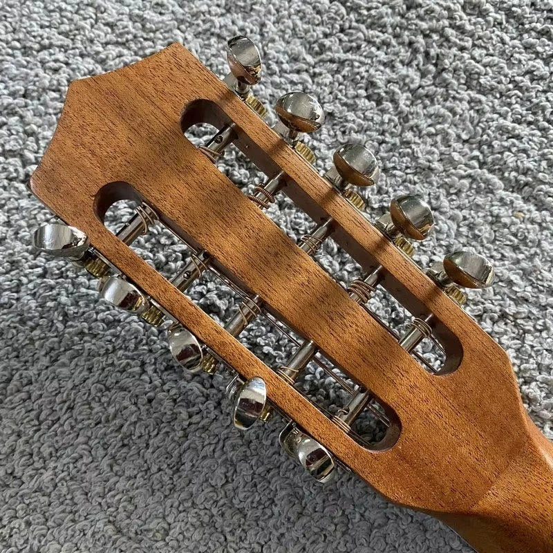 10-String Acoustic Electric Guitar, Red Cedar Top Body, Mahogany Neck
