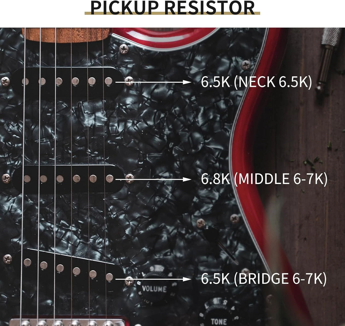 Vintage Alnico 5 Guitar Single Coil Pickups Set Fit ST