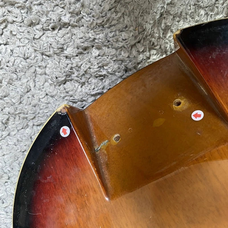 DIY Project Mini Travel Guitar, Mahogany Body, Maple Neck