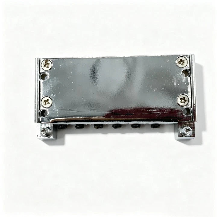 Custom Fixed Hardtail Guitar Bridge with Adjustable Saddles