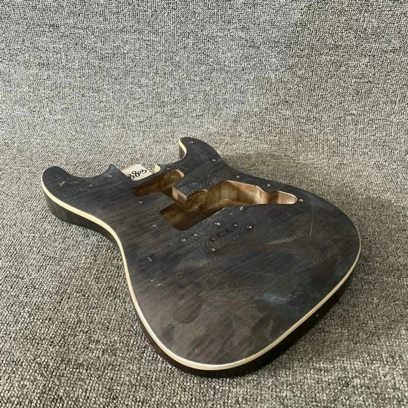 Veneer Tiger Maple Top Ukulele Bass 4 String Mahogany Body