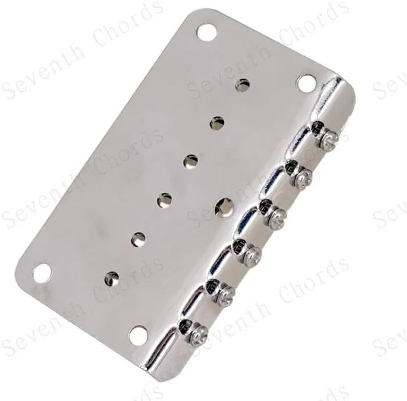 78MM Guitar Fixed Hardtail Bridge with Roller Saddles Fit Stratocaster Strat