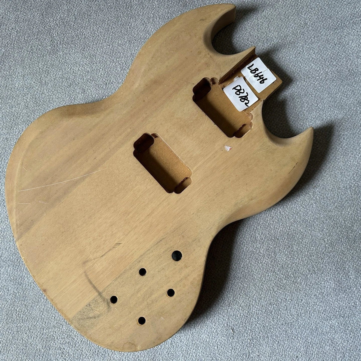 Guitar Body, Mahogany, Unfinished, HH