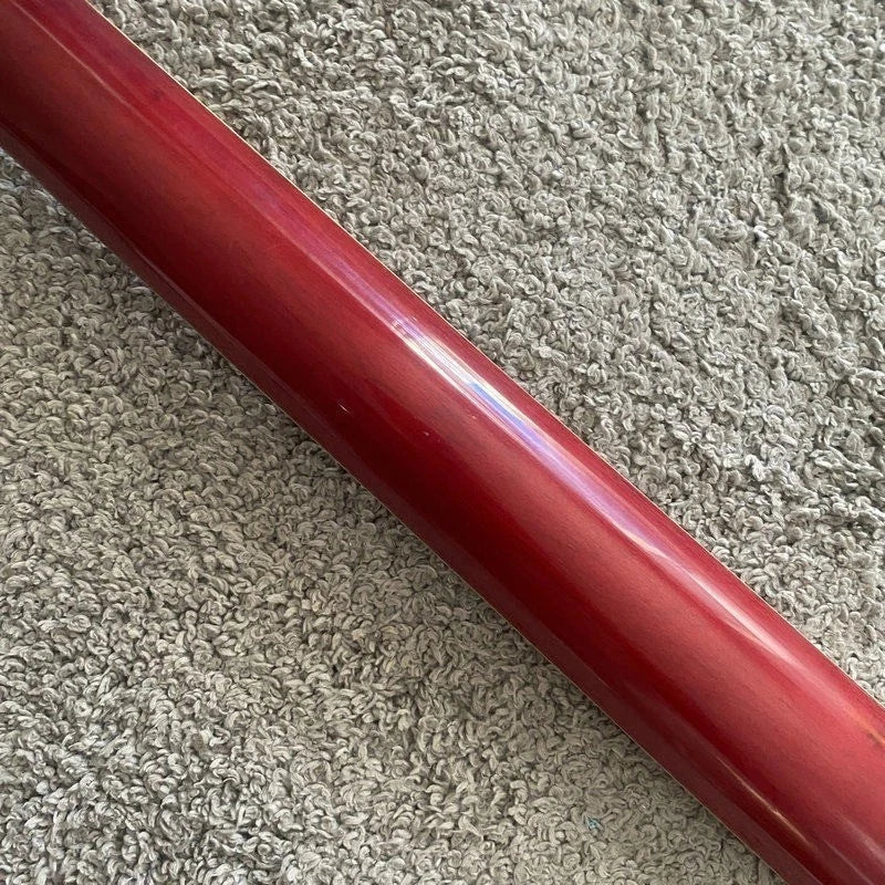 Semi Hollow Guitar Set in Red, Tiger Maple Body, Mahogany Neck