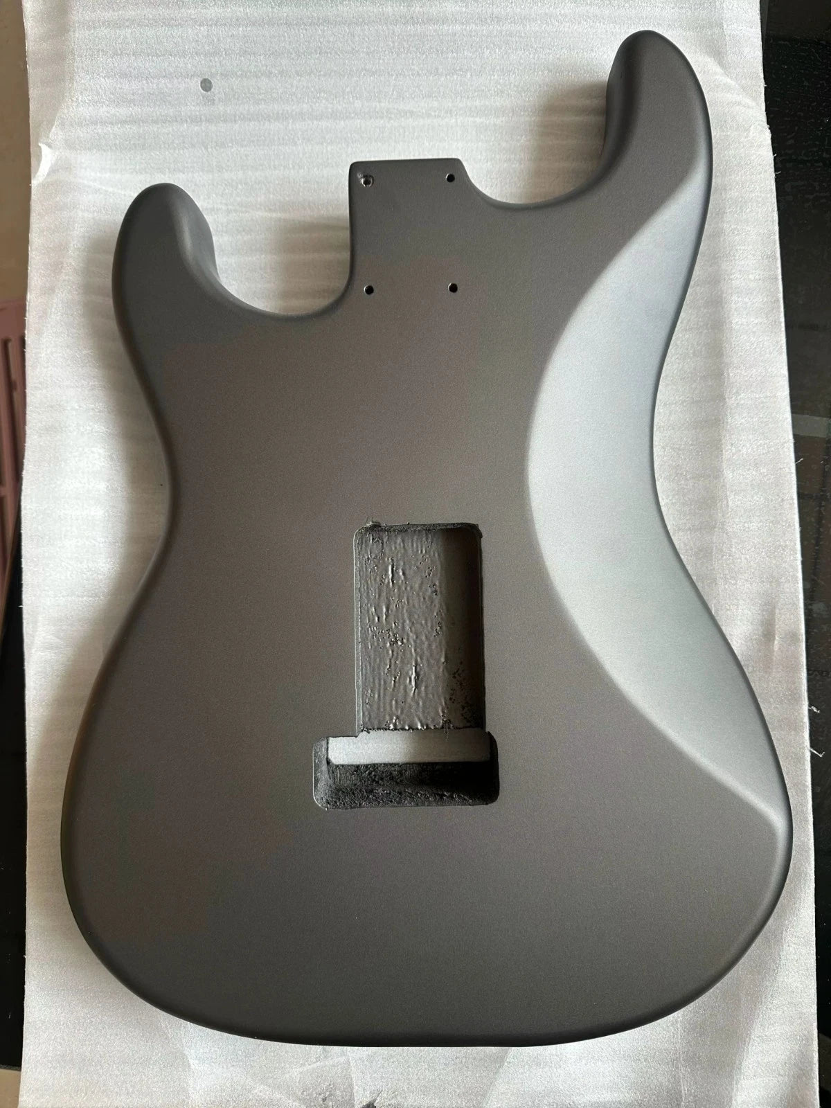Metallic Grey SSS Guitar Paulownia Wood Body Fit ST
