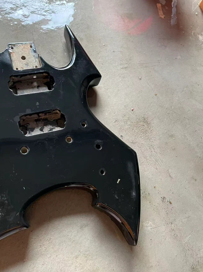 Black DIY Glossy Finish Guitar HH Body Fit Beast Project