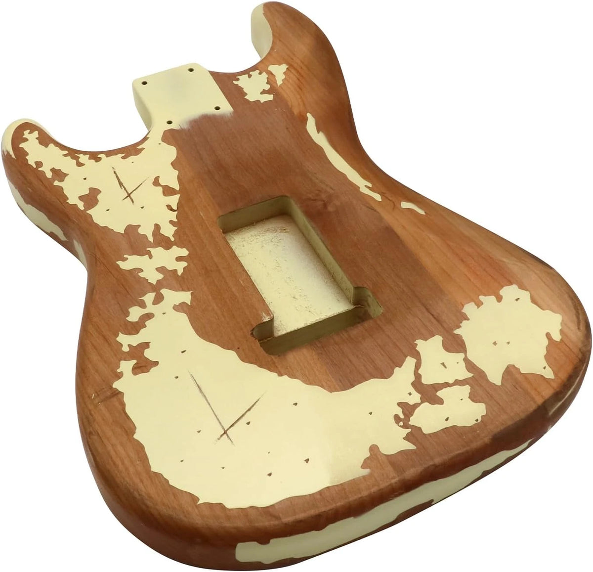 Relic Alder Wood Cream Guitar Body For ST