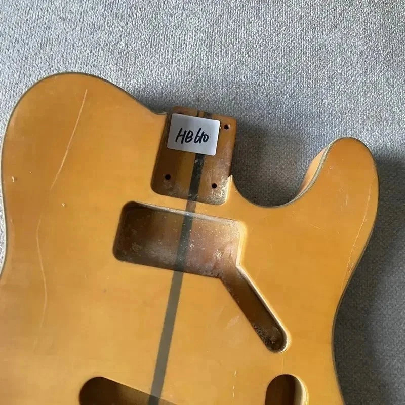 Ash Wood Guitar Body with Maple Top Fit Tele