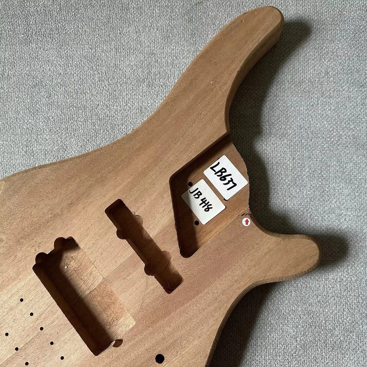 Custom 5 String Bass Mahogany Wood Body DIY Project