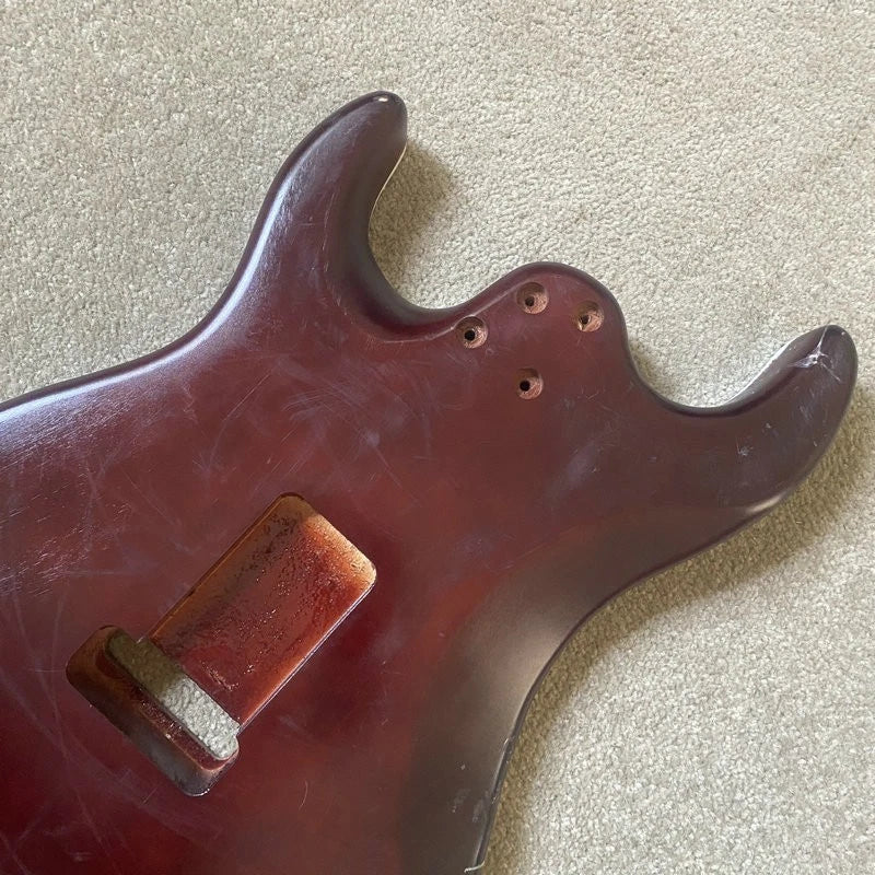 HSS Tiger Maple Top Basswood Guitar Body DIY Project