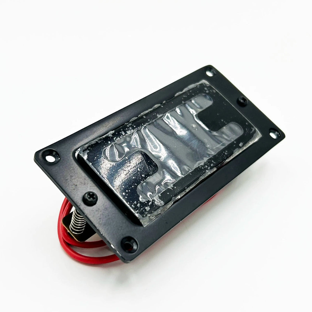Black Mini Guitar Humbucker Pickups Set Pair, 50mm Neck/52mm Bridge