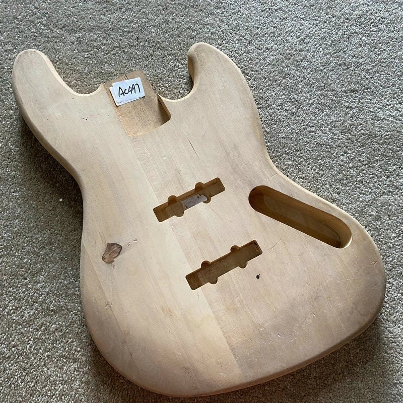 Unfinished 4 String Jazz Bass Basswood Body