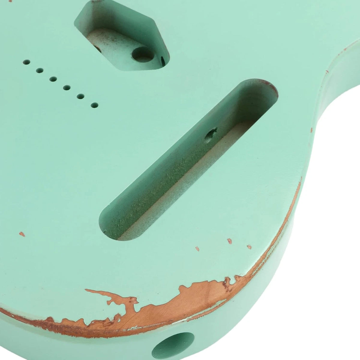 Relic Vintage Alder Wood Guitar Solid Body in Seafoam Green Fit Telecaster Tele