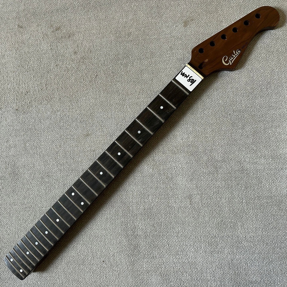 Guitar Neck, 24 Frets, 648mm, Right Hand, Roasted Maple Wood
