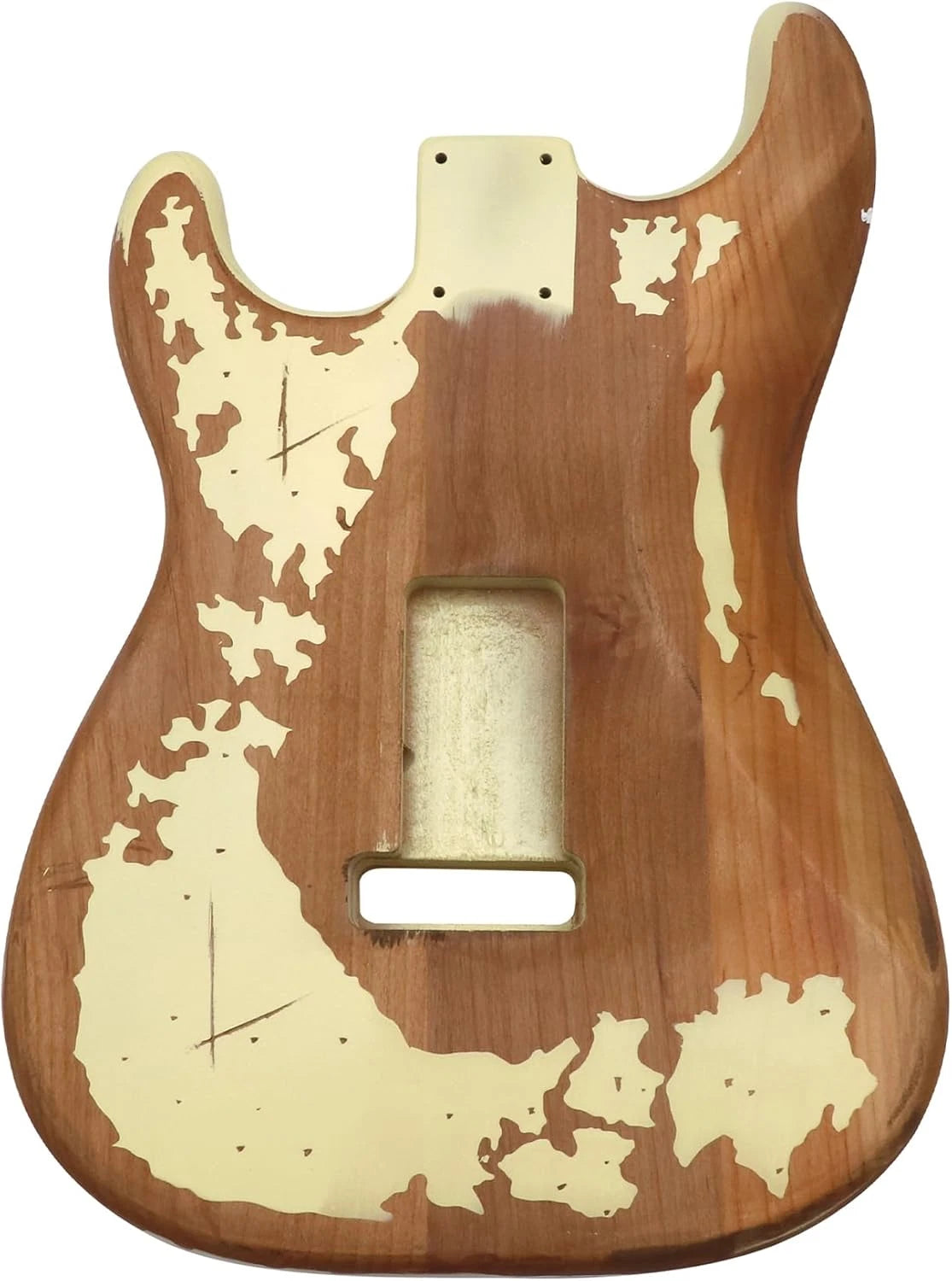 Relic Alder Wood Cream Guitar Body For ST
