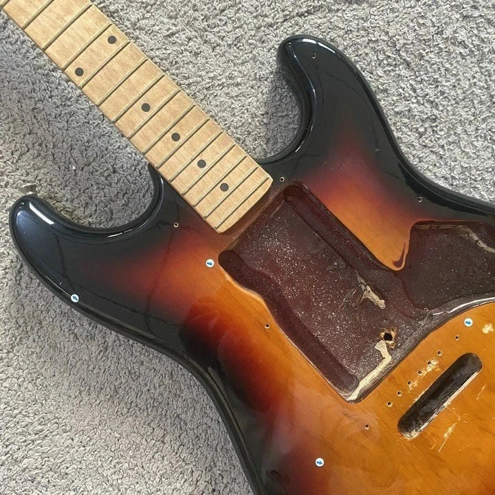 Sunburst Electric Guitar Project, Basswood Body, Maple Neck