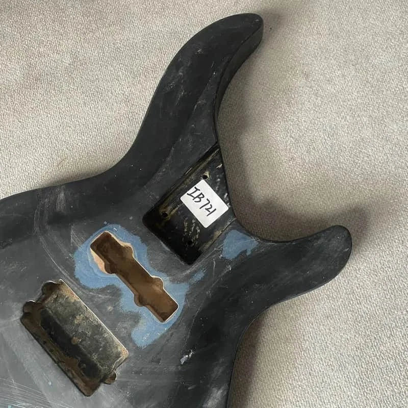Black 4 String Electric Bass Body