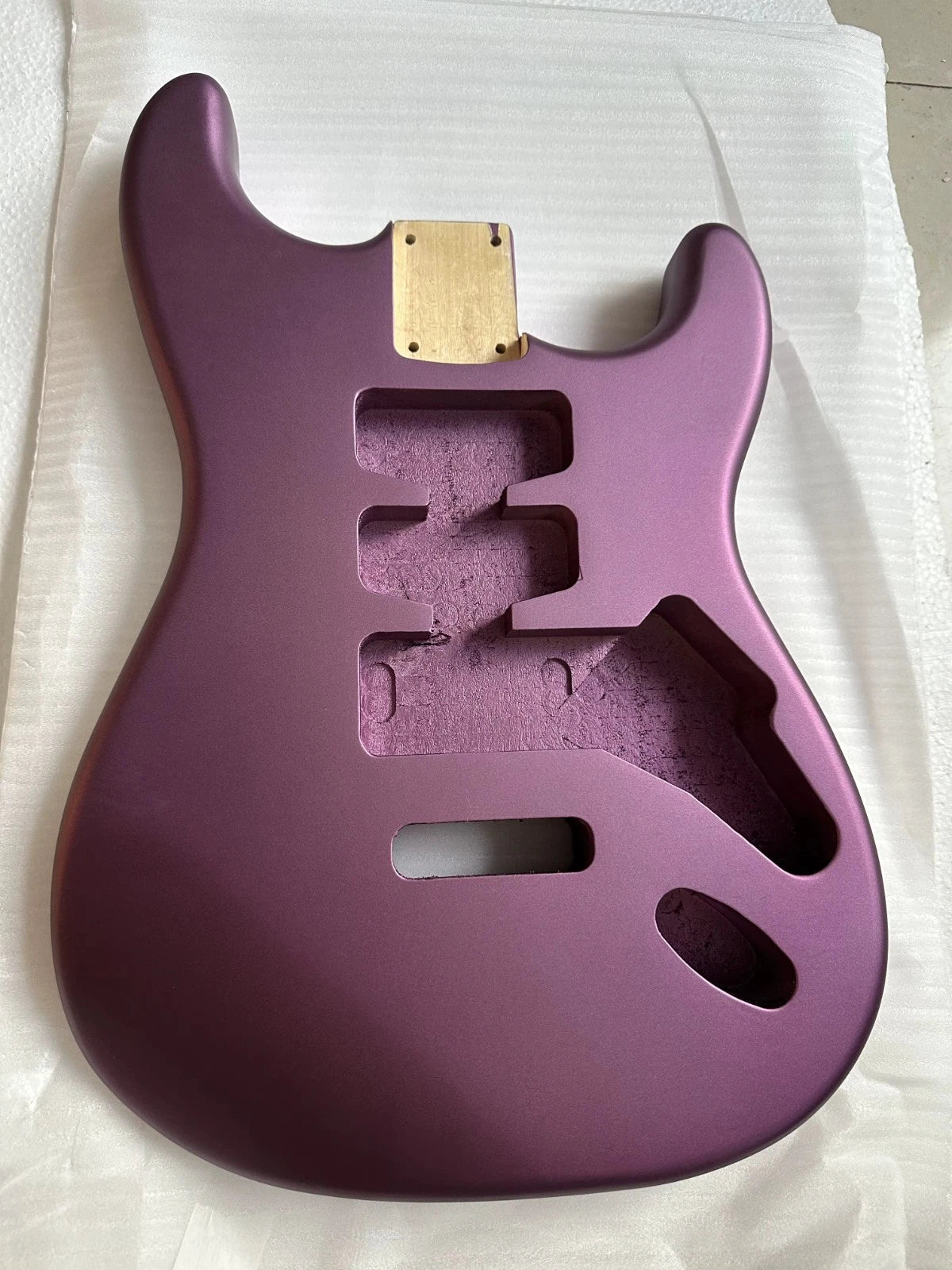 Nitro Finish Metallic Purple Guitar Paulownia Wood Body Fit Stratocaster ST