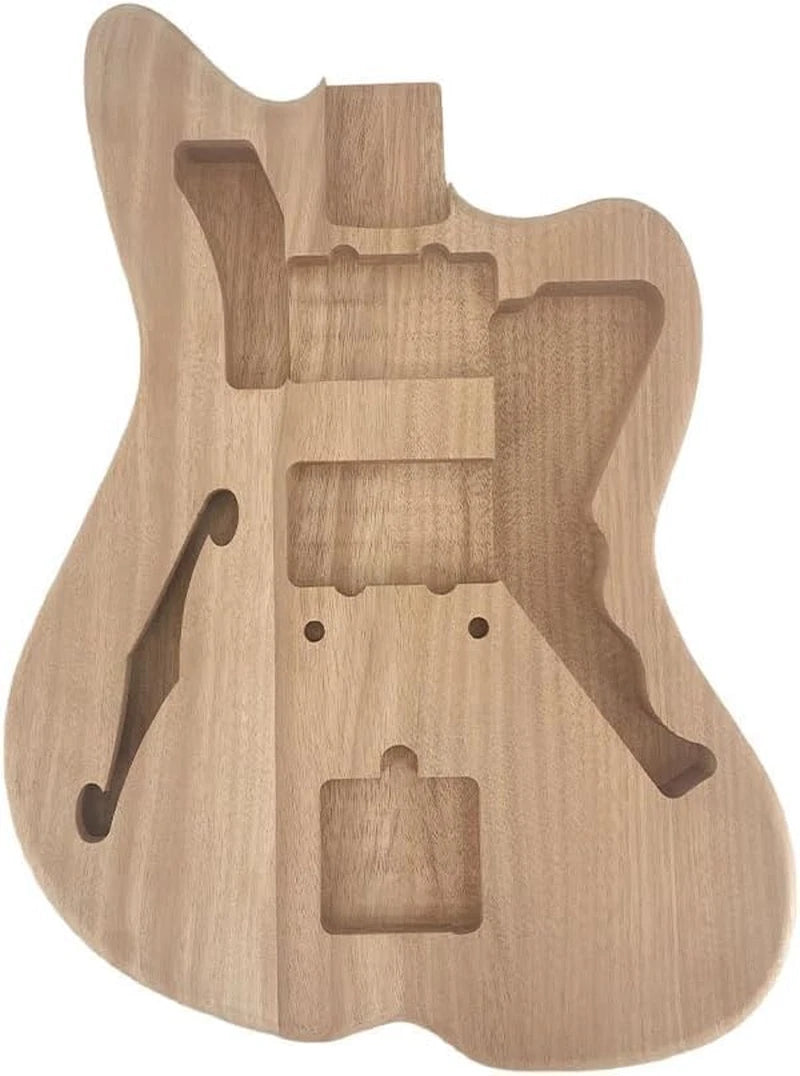 Unfinished Mahogany Wood Guitar Body Fit Jazzmaster