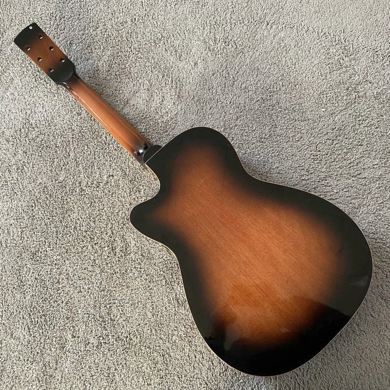 Tobacco Burst Dobro Guitar, Mahogany Body, Rosewood Fingerboard Neck