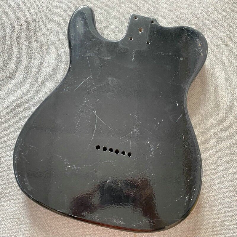 String Through Black Basswood Body For Telecaster Tele