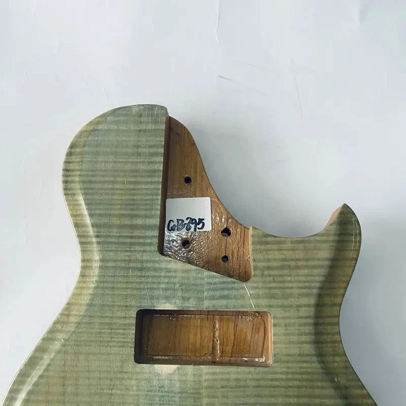 Tiger Maple Top 5 String Electric Bass Solid Alder Wood Body DIY Project