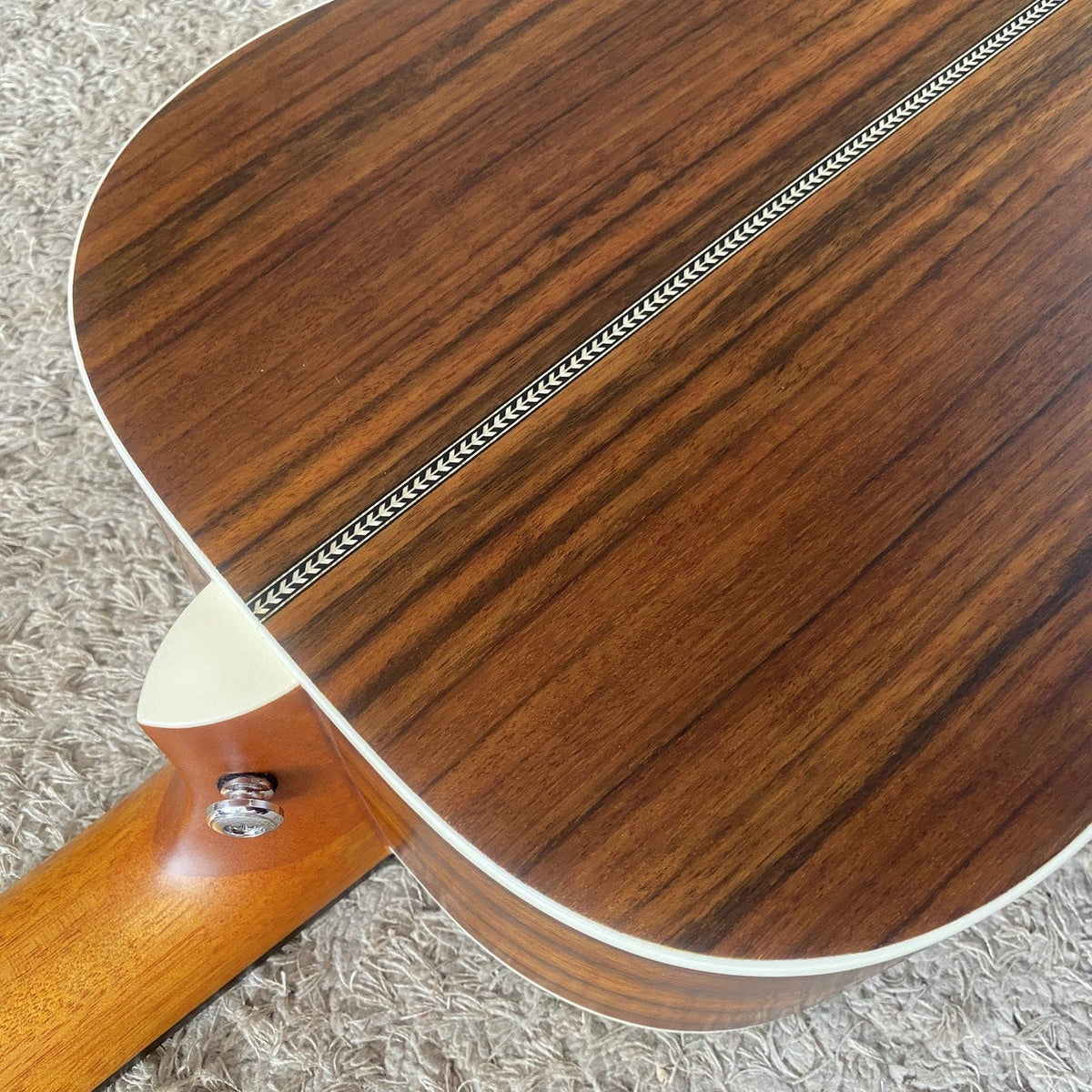 38-Inch Parlor Acoustic Guitar, Red Pine Top, Santos Rosewood Body