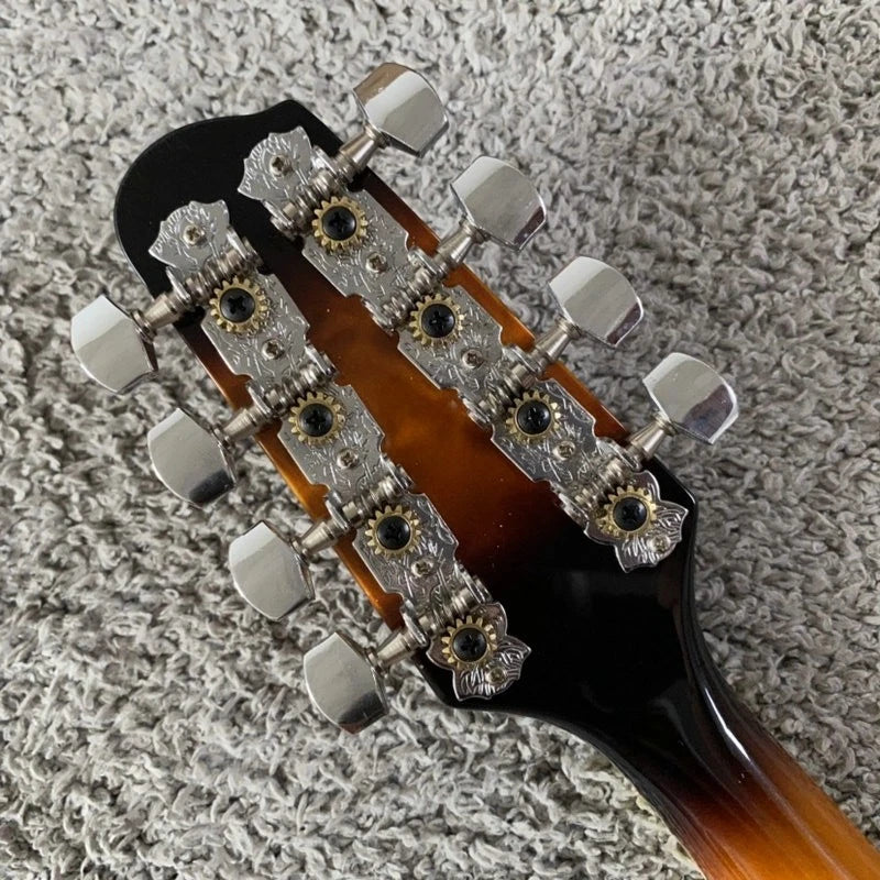 Tobacco Burst 8 String Mandolin, Spruce Top Body, Mahogany Neck, 20 Frets