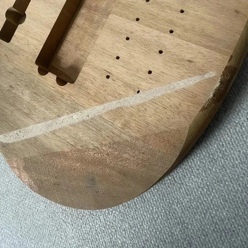Unfinished Okoume Wood 5 String Bass Body