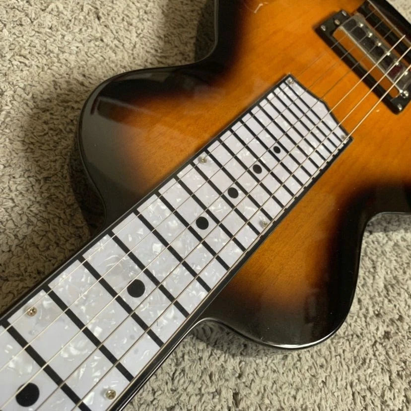 Tobacco Burst Lap Steel Guitar, Okoume Body, P90 Pickup