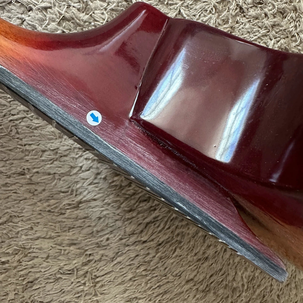 Cherry Burst Washburn 8 String Mandolin, Mahogany Veneer Top Body, 24 Frets
