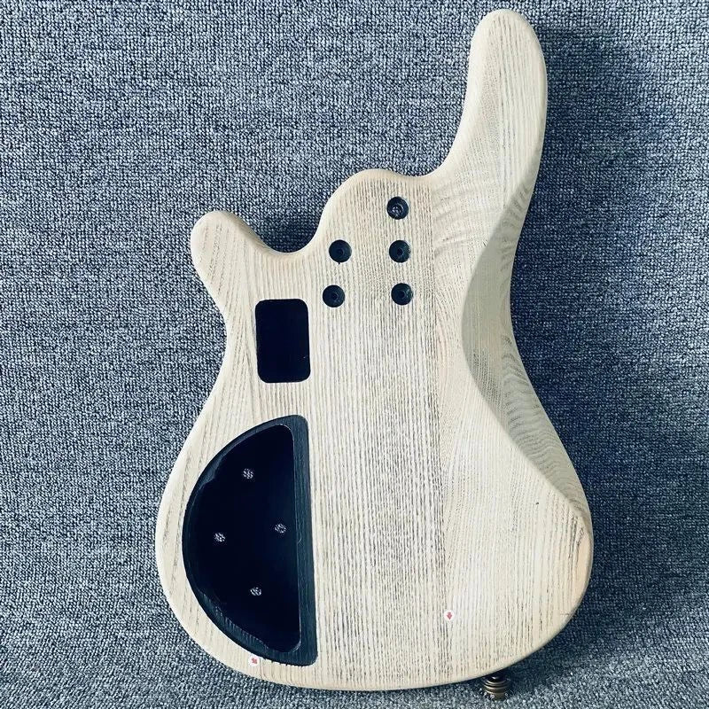 5/6 String Bass Body Ash Wood
