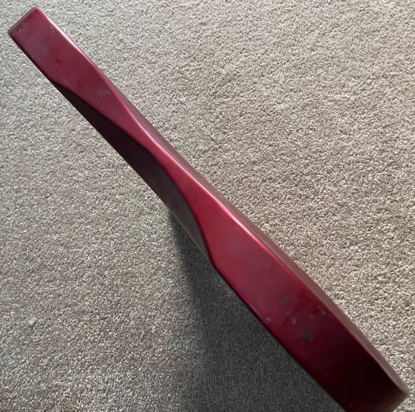 Red Solid Basswood 4 String Electric Bass Body
