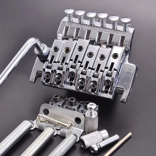 Chrome Double Locking Guitar Tremolo System Set Fit Ibanez,Washbur<wbr/>n,Peavey,ESP