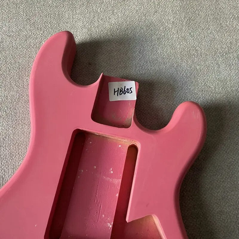 Pink Glossy Finish Guitar Basswood Body Fit Stratocaster ST