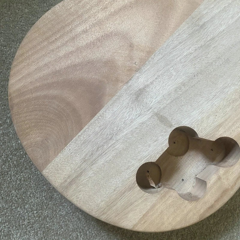 Left Hand Guitar Body, Mahogany, Tiger Maple Veneer
