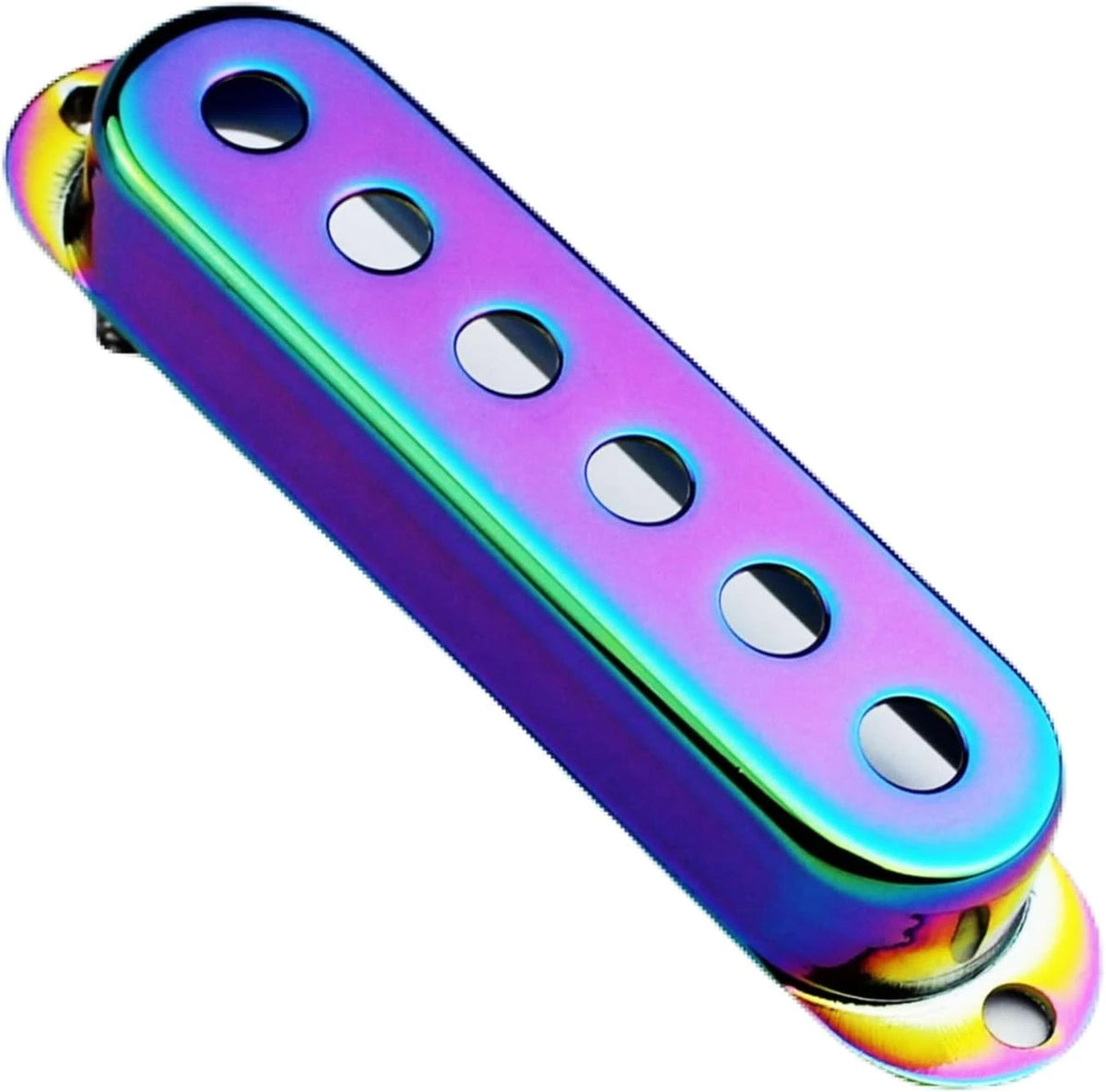 Rainbow Finish Metal Guitar Single Coil Pickups Covers 52MM Fit STrat