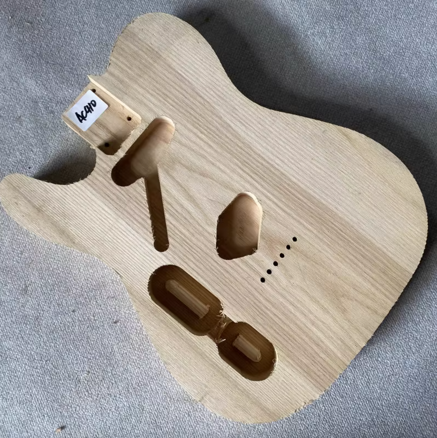 Left Handed Alder Wood Guitar Unfinished Body Fit Telecaster Tele