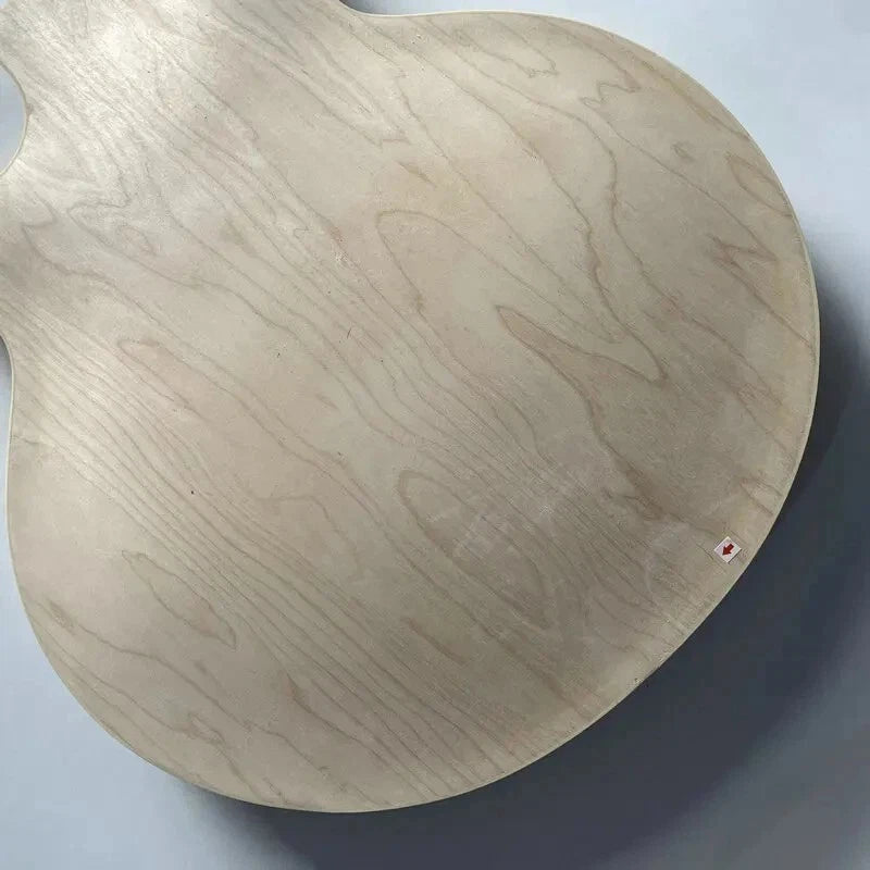 Maple Unfinished Semi Hollow Jazz Bass Body DIY Project
