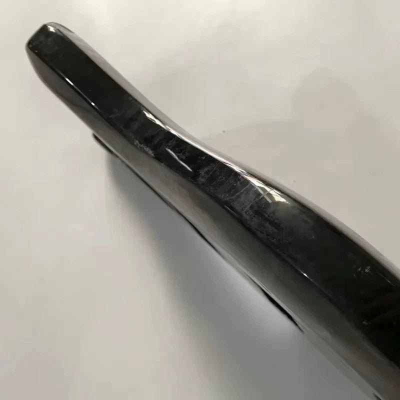 Black 6-String Jazz Bass Body, Unfinished DIY Project with Fixed Bridge