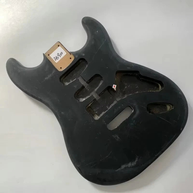 Black Guitar Body HSH Basswood Body Fit ST