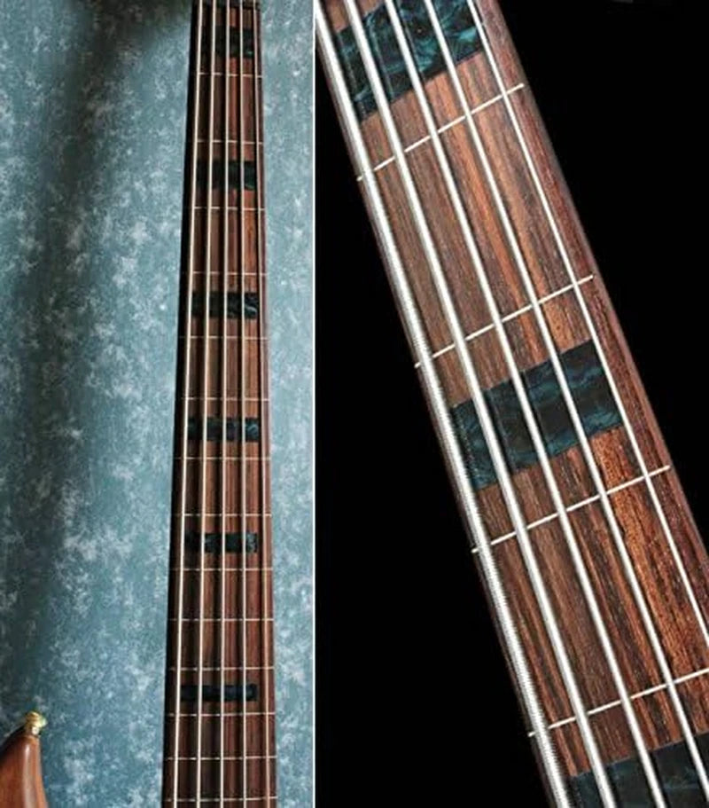 Black Pearl Bass Fingerboard Fret Markers Inlay Stickers