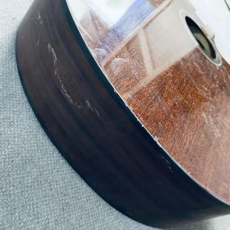 40 Inch Folk Acoustic Guitar Mahogany Body DIY Project