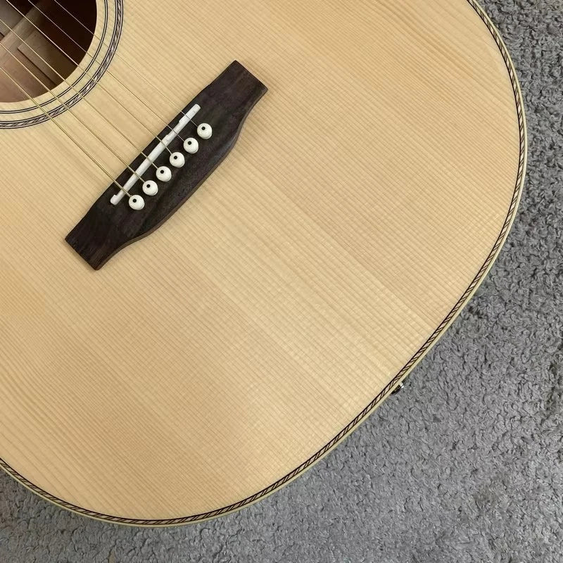 36-Inch All-Solid Spruce &amp; Okoume Folk Guitar